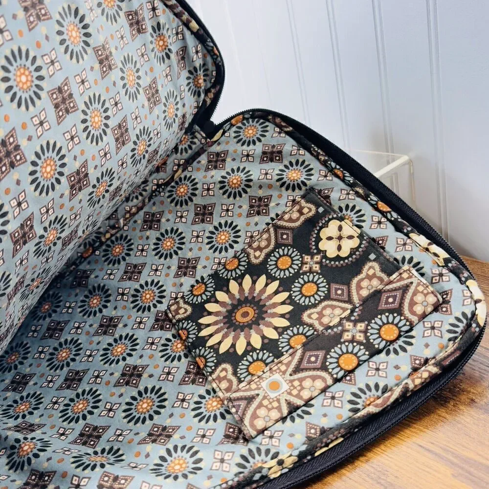 Vera Bradley CANYON Padded Tablet Laptop Sleeve Cotton Case Top Load 14”x11”